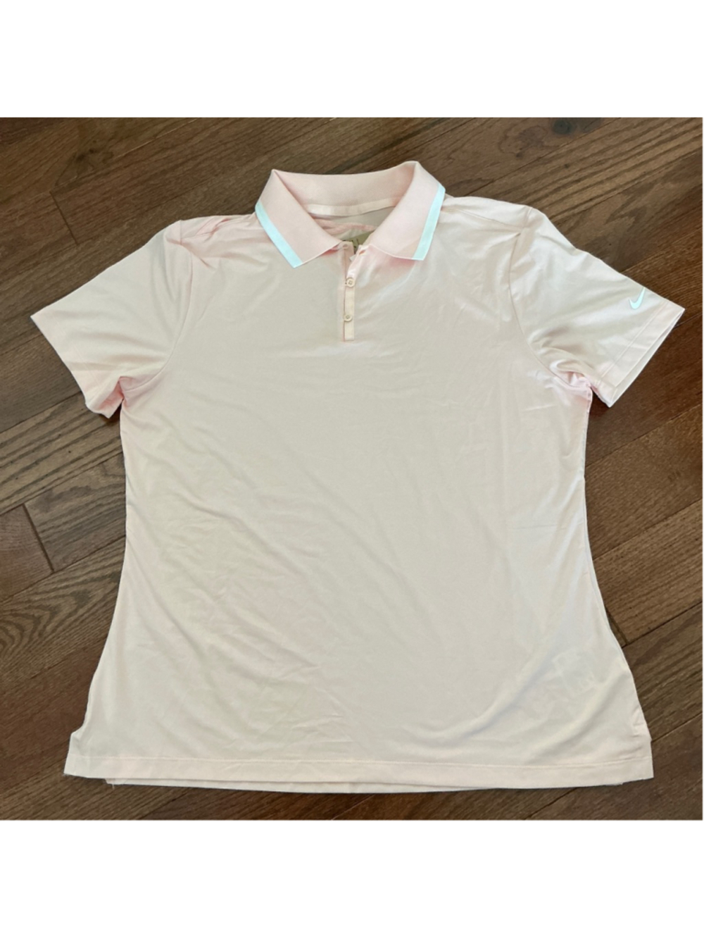 Nike Light Pink Short Sleeve Polo Top